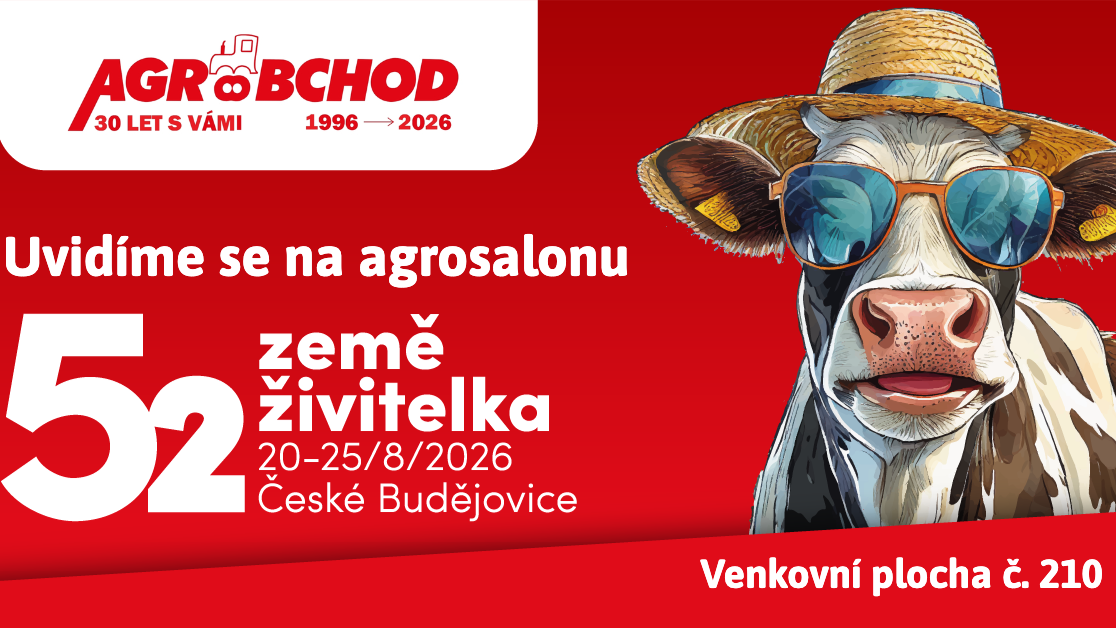 Pozvánka na Zemi Živitelku 2026 České Budějovice 20.-25. srpna Agroobchod